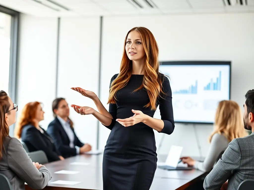 A consultant leading a change management workshop, demonstrating expertise in Change Management. The image should convey leadership and effective communication.